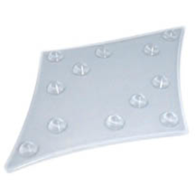 Diamond clear stomp pad for snowboard